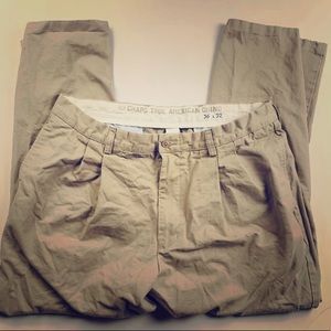 Chaps Mens 36 X 32 Pants True American Chino Khaki